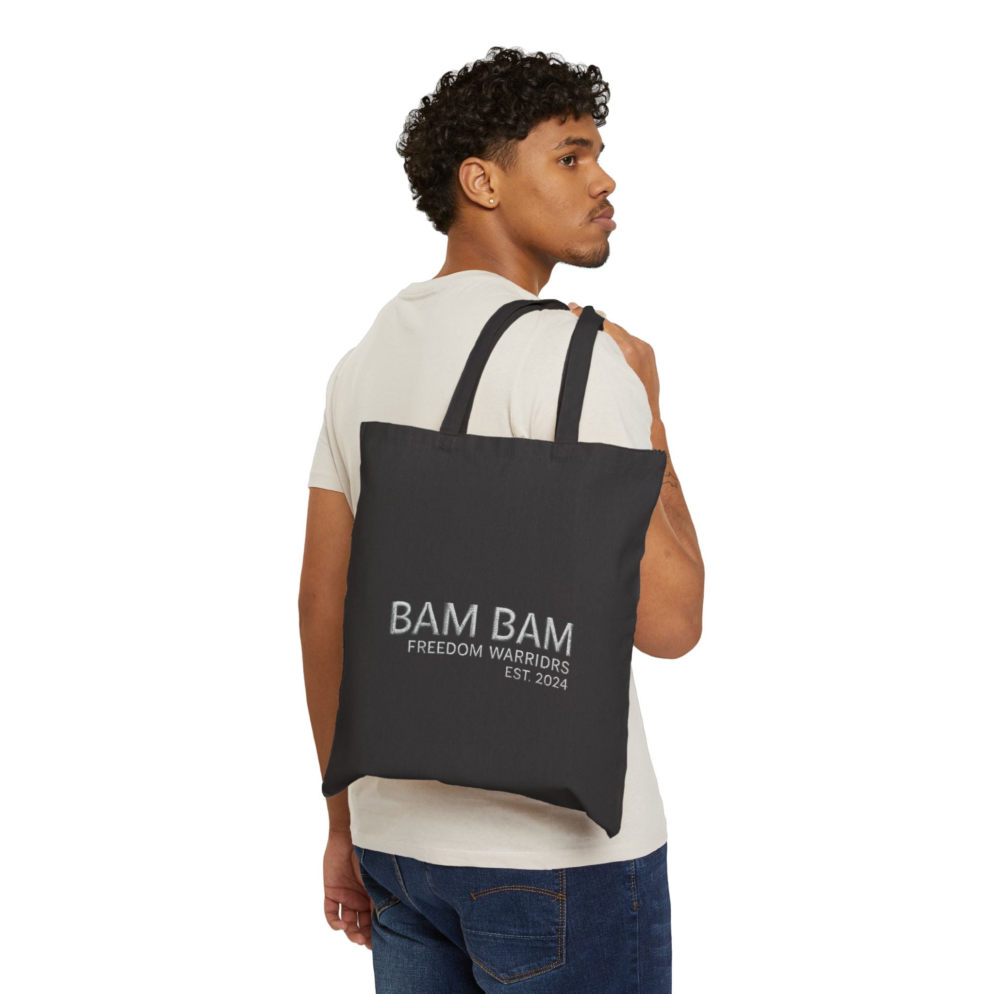 BAM BAM Cotton Canvas Tote Bag
