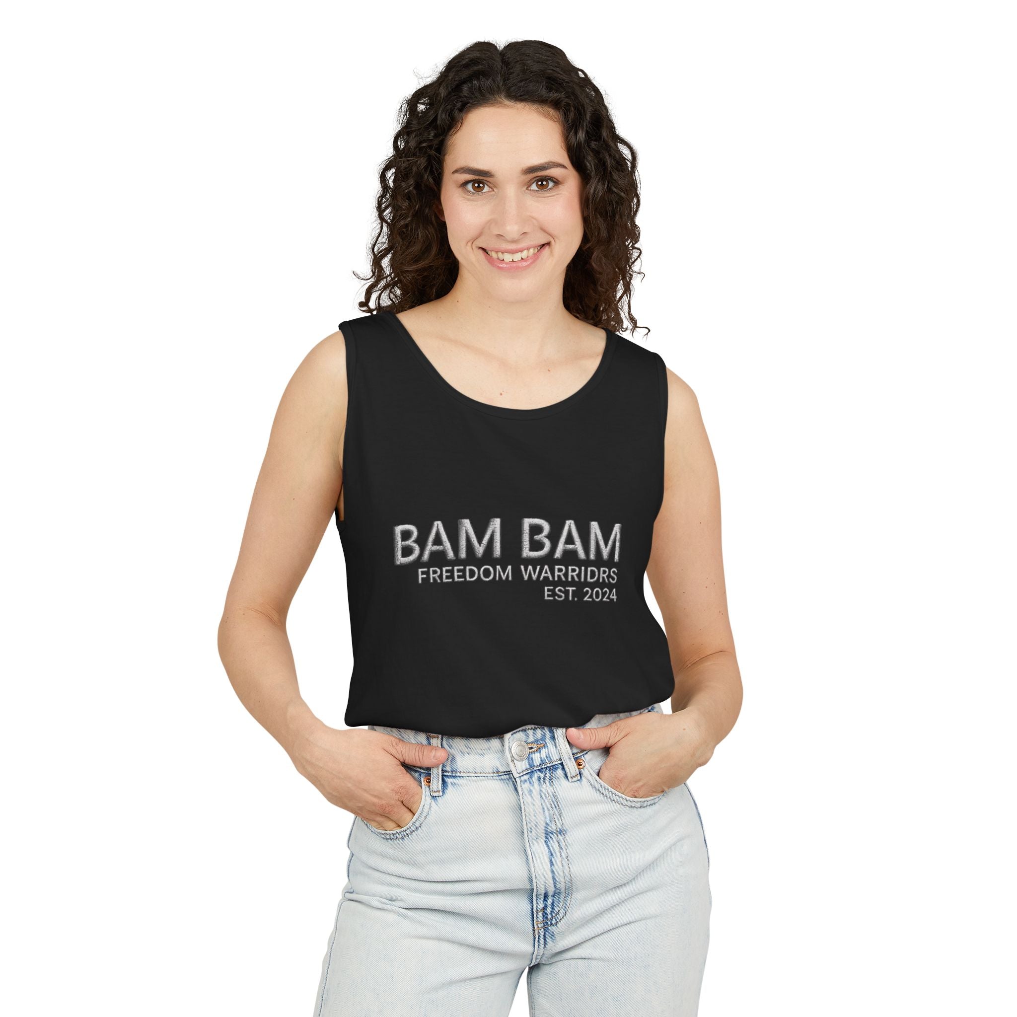 Bam Bam Unisex Garment-Dyed Tank Top
