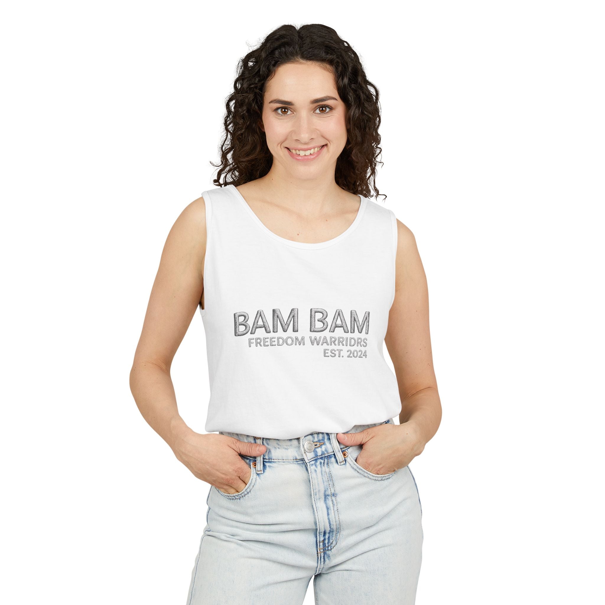 Bam Bam Unisex Garment-Dyed Tank Top