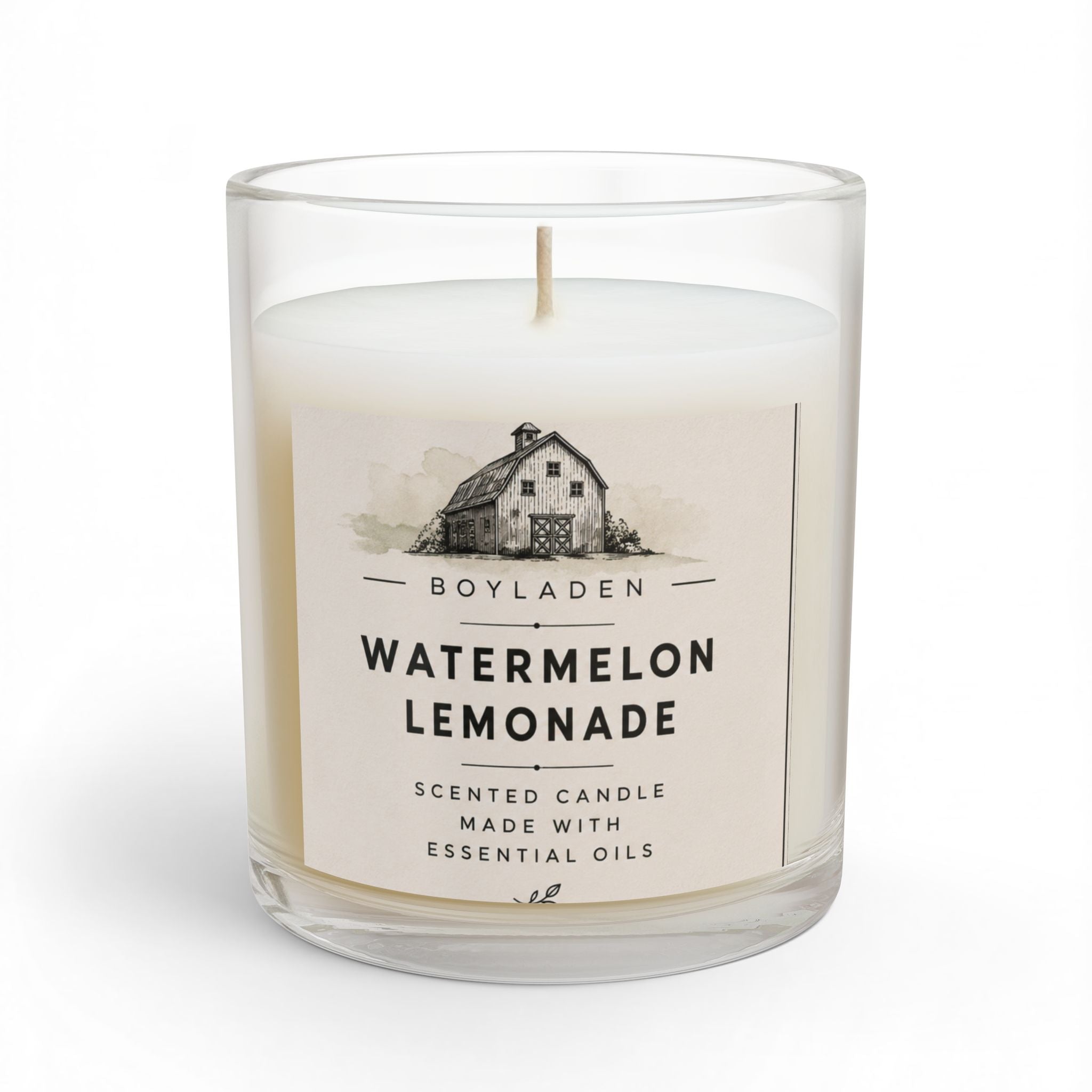 Glass Candle, 11oz