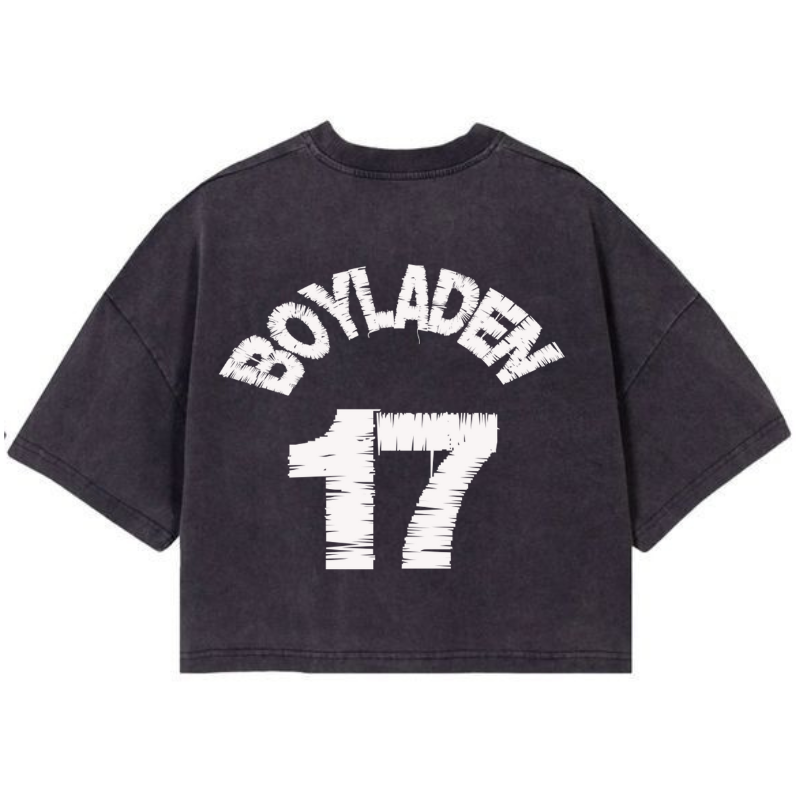 CROP OVERSIZE X  BOYLADEN STYLE